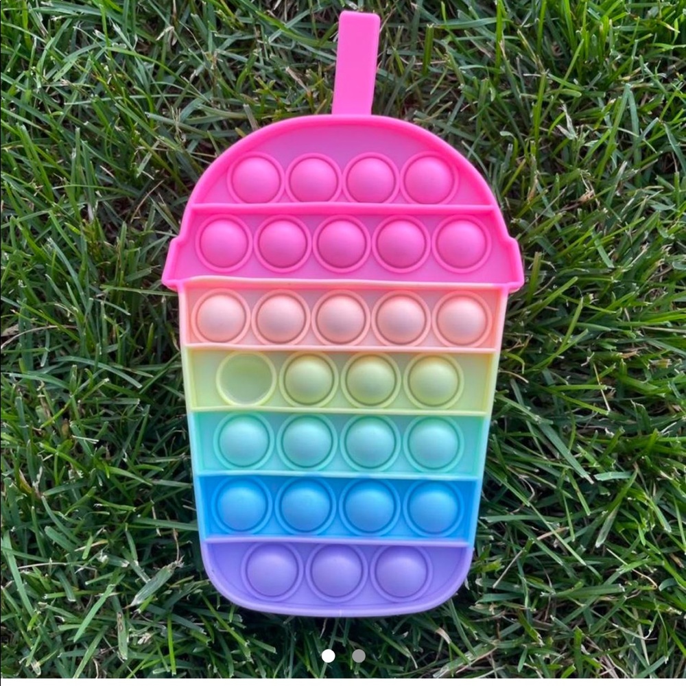 1 piece fidget toy pop it colorful